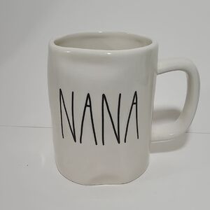Rae Dunn "Nana" White Ceramic Mug